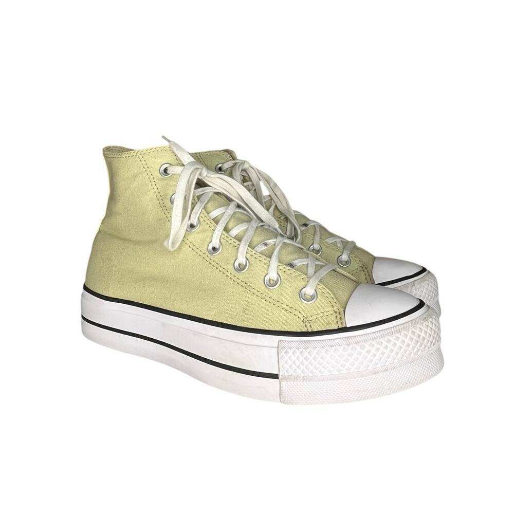 Wmns Converse Chuck Taylor All Star Lift High 'Olive Aura' Size 7.5 - Picture 3 of 6